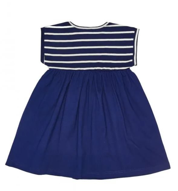 Dívčí šaty Winkiki Love Paris tmavě modré