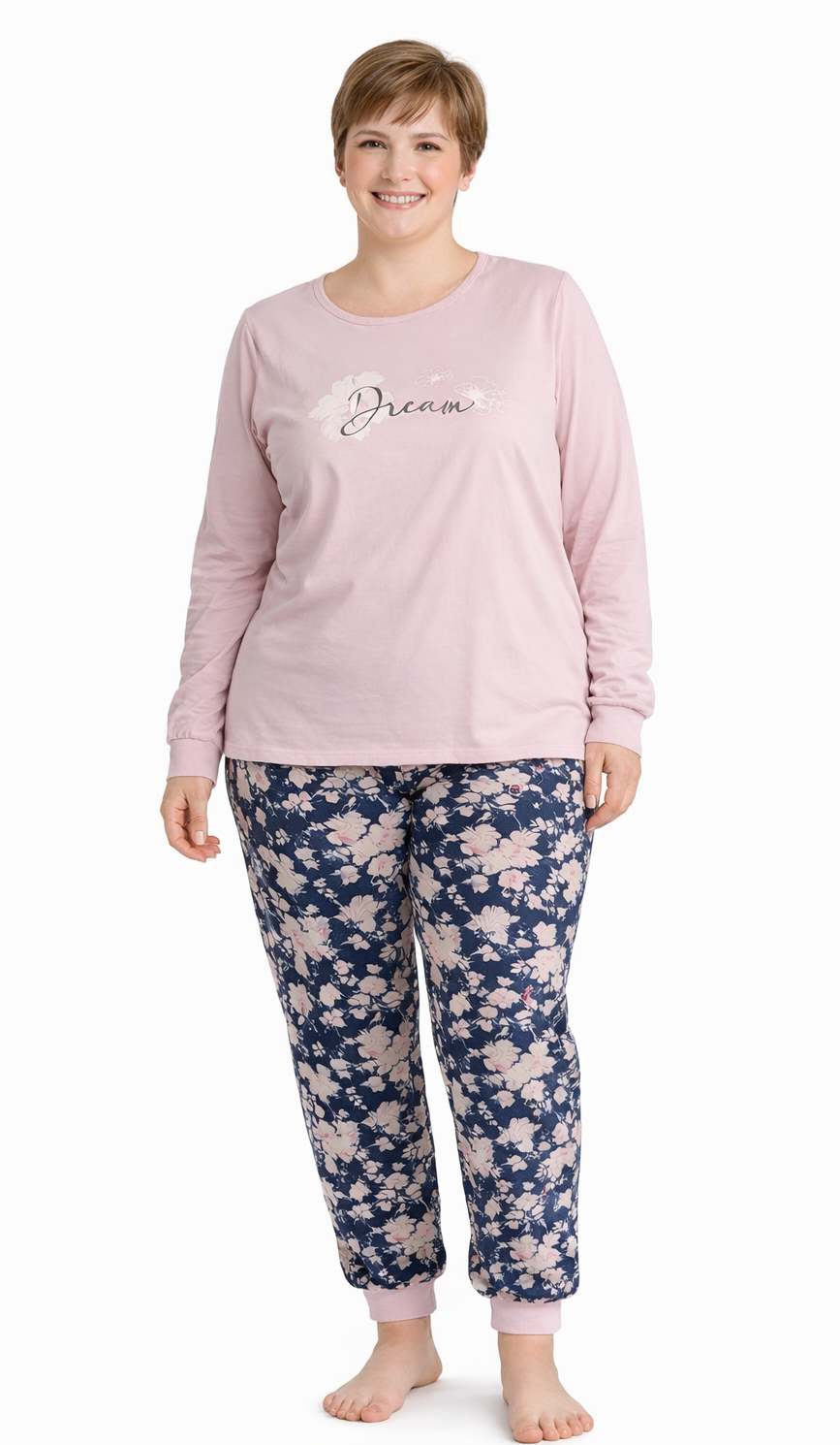 Dámské pyžamo Betty Mode Dream starorůžové