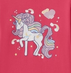 Dívčí triko Wolf S2441A tmavě růžové