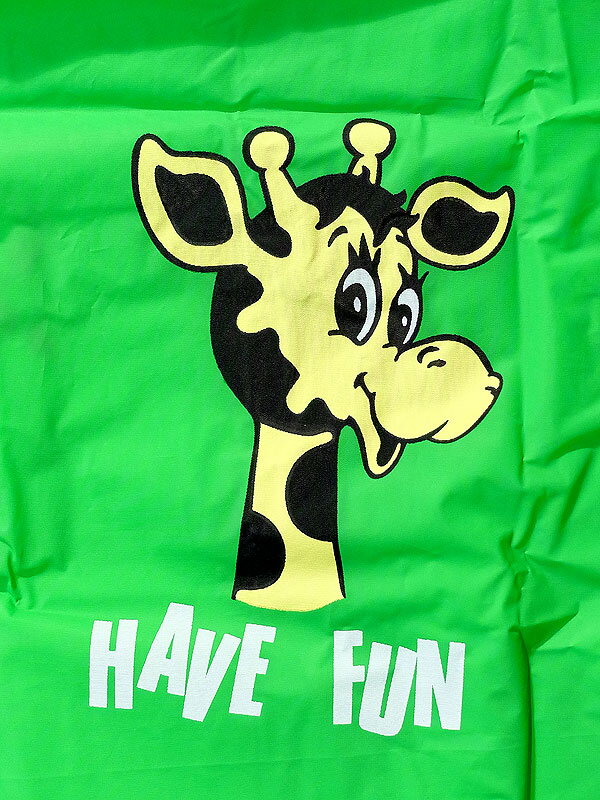Dětská pláštěnka Viola 5501 zelená se žirafou 100