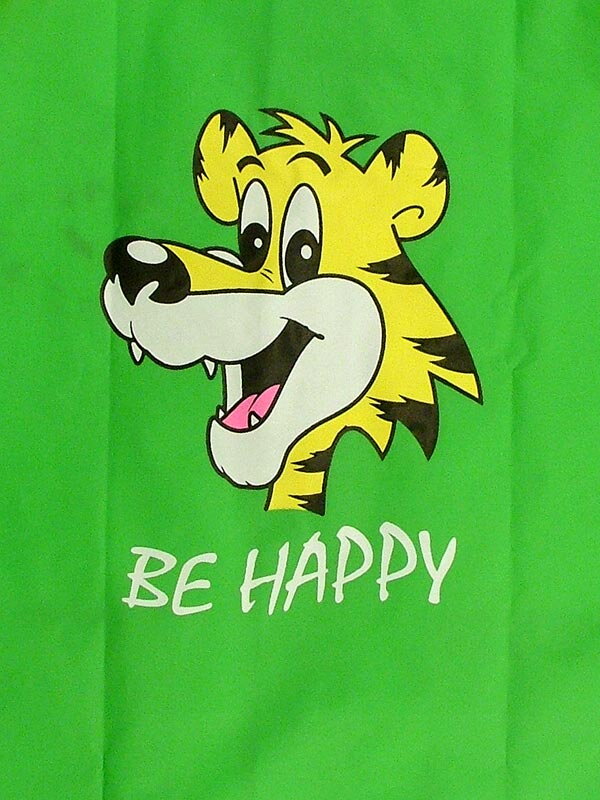 Dětská pláštěnka Viola 5907 zelená s tygříkem 130