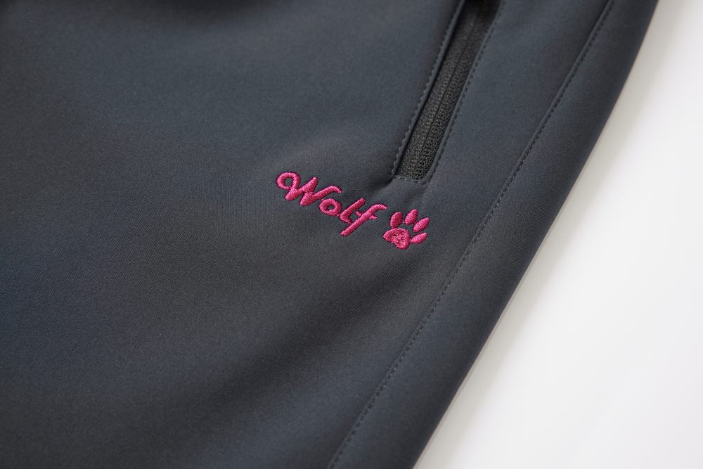 Dívčí softshellové kalhoty Wolf s fleecem B2497 šedé