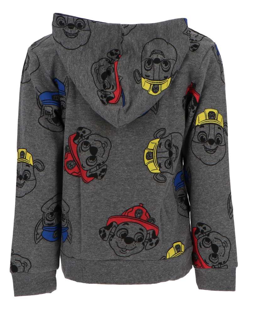 Chlapecká mikina Paw patrol šedá potisk