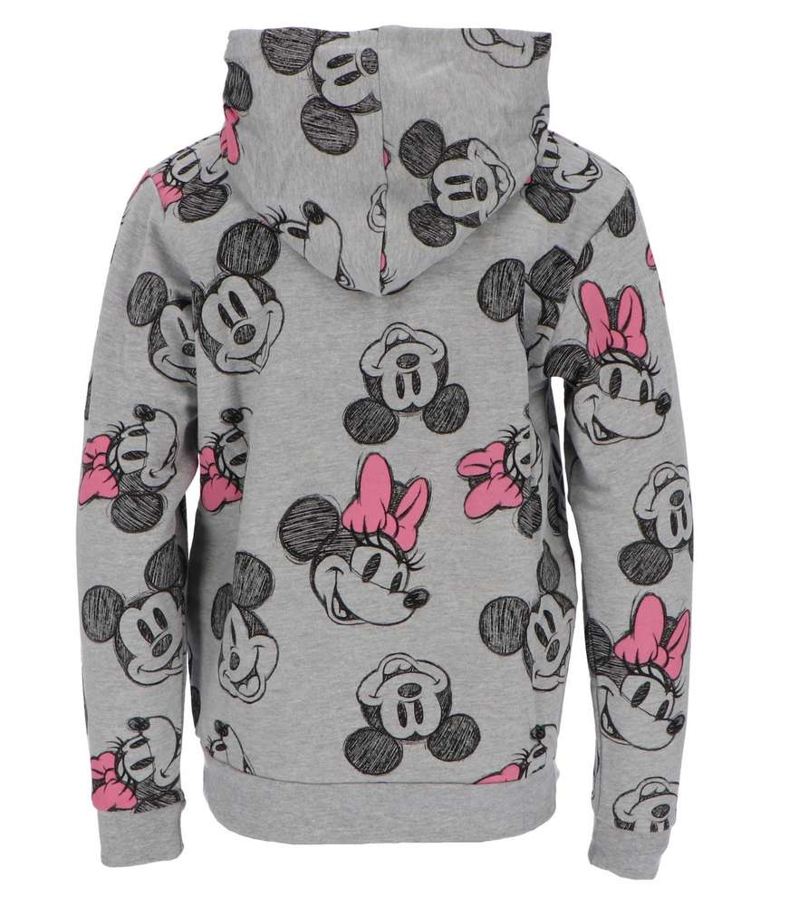 Dívčí mikina Minnie šedá potisk