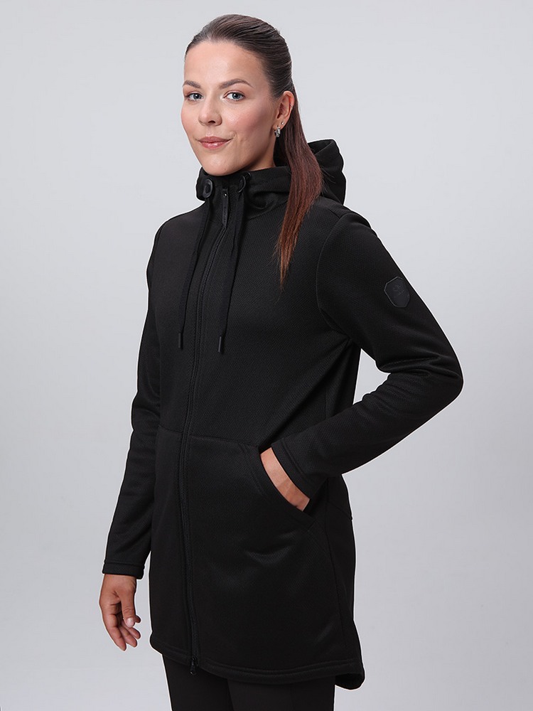 Dámská prodloužená mikina Loap Galva černá