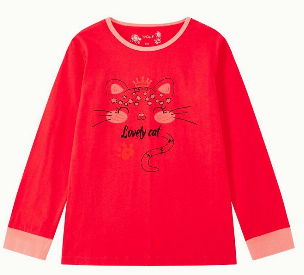 Dívčí pyžamo Wolf S2452 červené