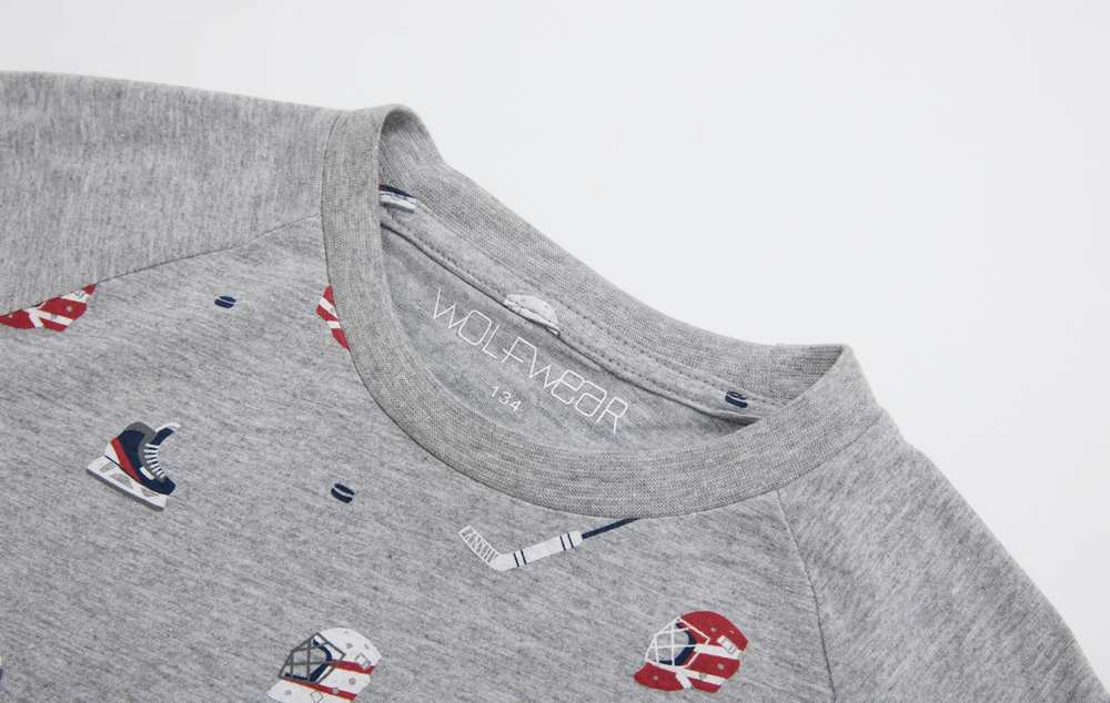 Chlapecké pyžamo Wolf S2455 šedé hokej