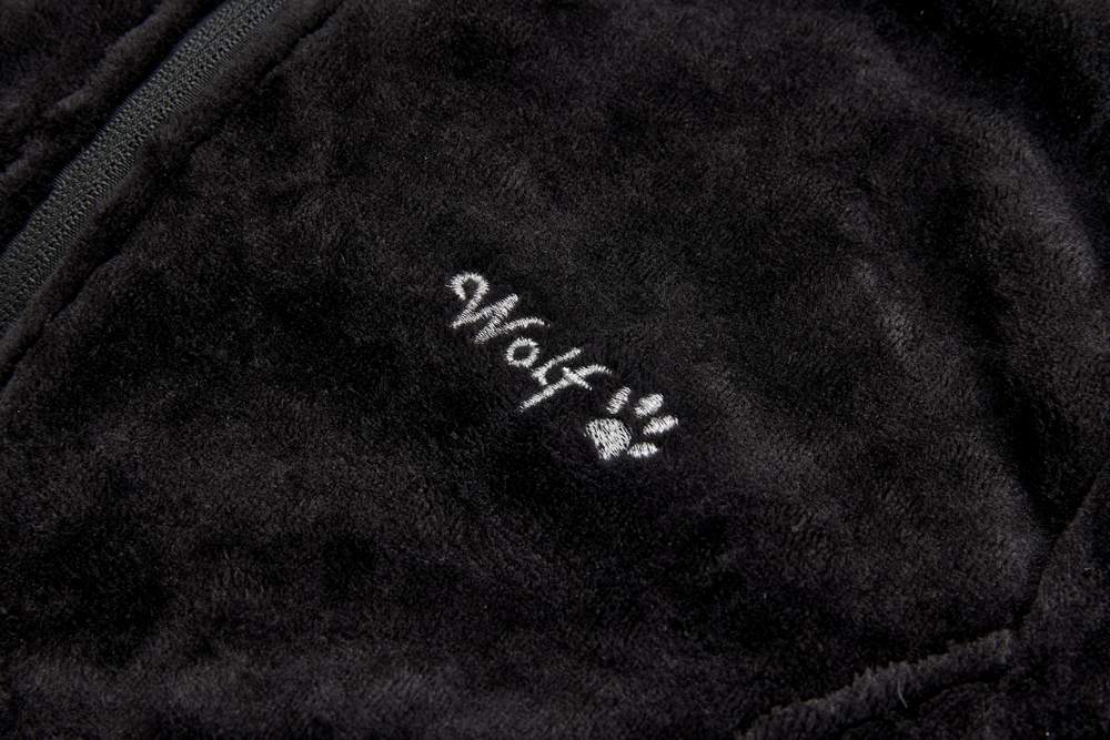 Dámská mikina Wolf B2454 huňatá černá