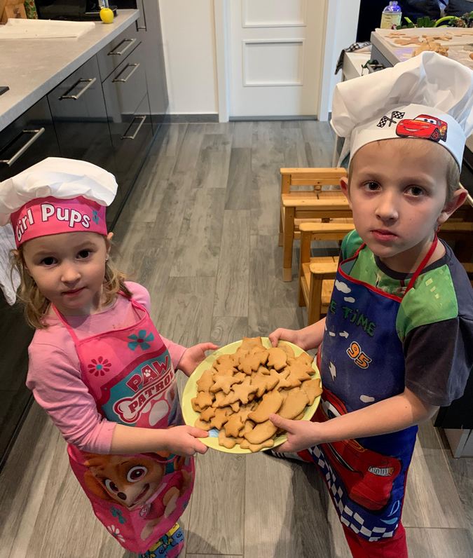 Dívčí kuchařská sada - zástěra a kuchařská čepice Paw Patrol
