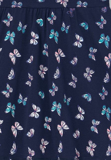 Dívčí šaty Wolf S2514 tmavě modré s motýlky