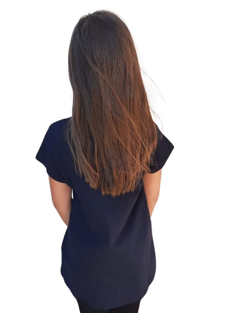 Dívčí tričko Loap Besla tmavě modré