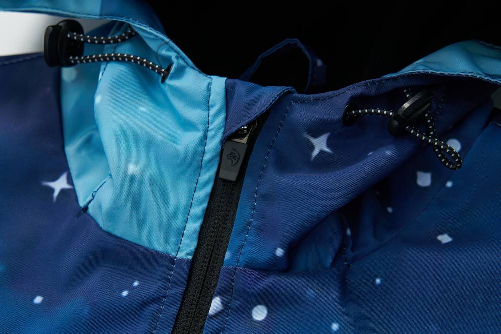 Chlapecká podzimní/jarní bunda Wolf & Wolfie B2562 černá s modrou