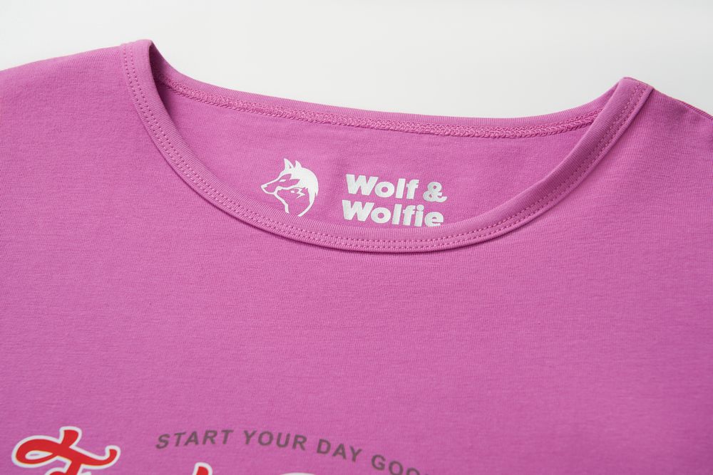 Dívčí triko Wolf & Wolfie S2543A černé