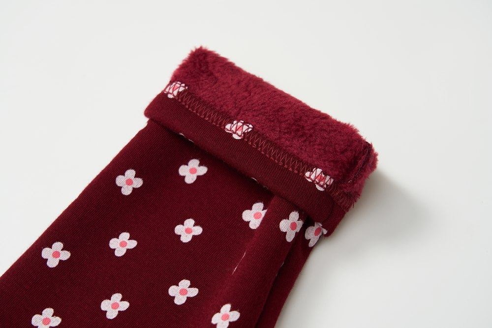 Dívčí zateplené legíny Wolf & Wolfie T2528 černé vzor