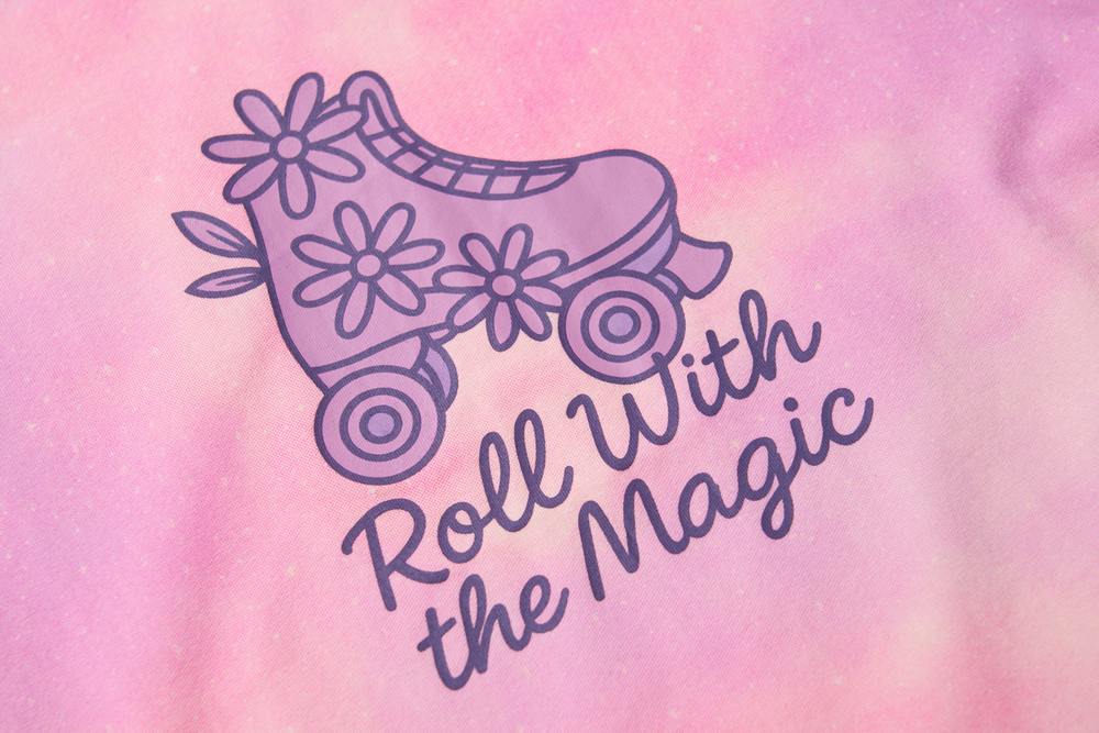 Dívčí tričko Wolf & Wolfie S2611C růžová batika