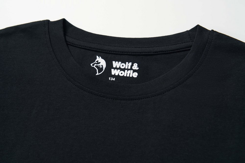 Dívčí tričko Wolf & Wolfie S2612B černé