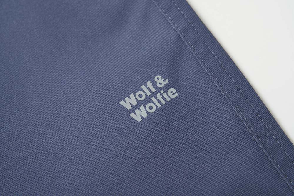 Chlapecké plátěné kalhoty Wolf & Wolfie T2664 modrošedé