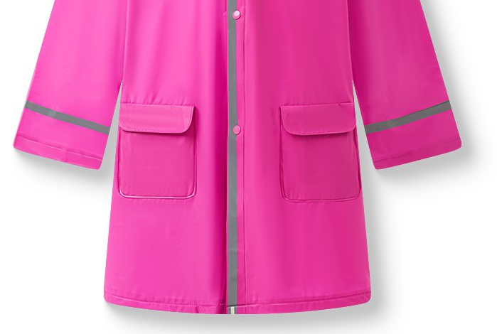 Dívčí pláštěnka Wolf & Wolfie Y2613C tmavě růžová