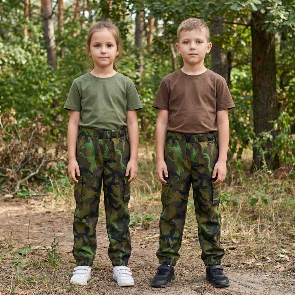 Chlapecké maskáčové kalhoty RipStop AČR vel. 104-146 VZ.95 les 