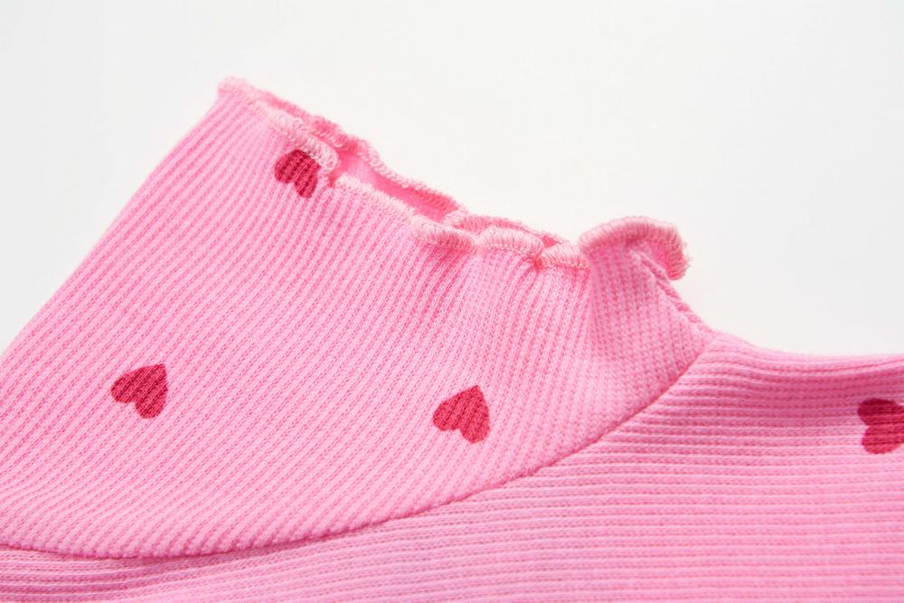 Dívčí šaty Wolf & Wolfie S2614B růžové