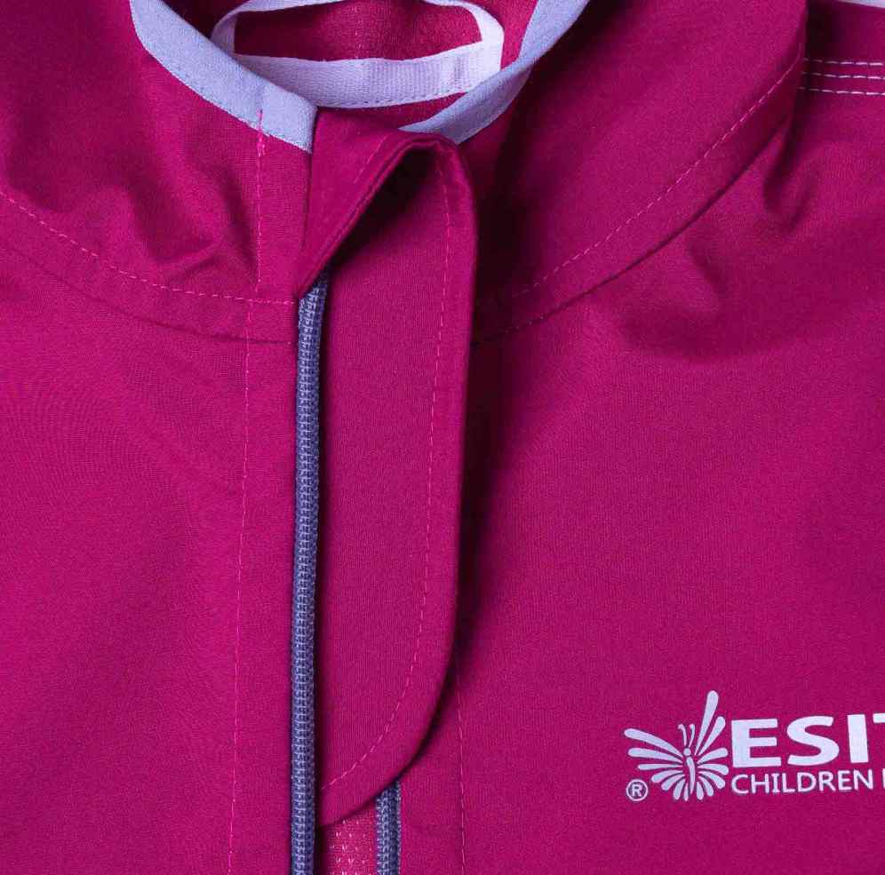 Dívčí jarní/letní softshellová bunda Esito Mono bez fleecu vel. 98-140 malinová (fuchsia)