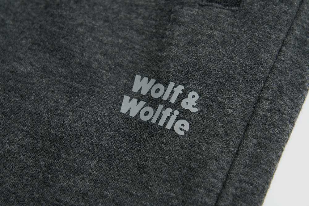 Pánské tepláky Wolf & Wolfie T2675D tmavě šedý melír