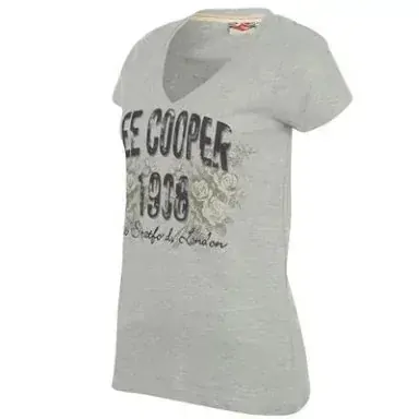 Dámské tričko Lee Cooper vel. XS šedé