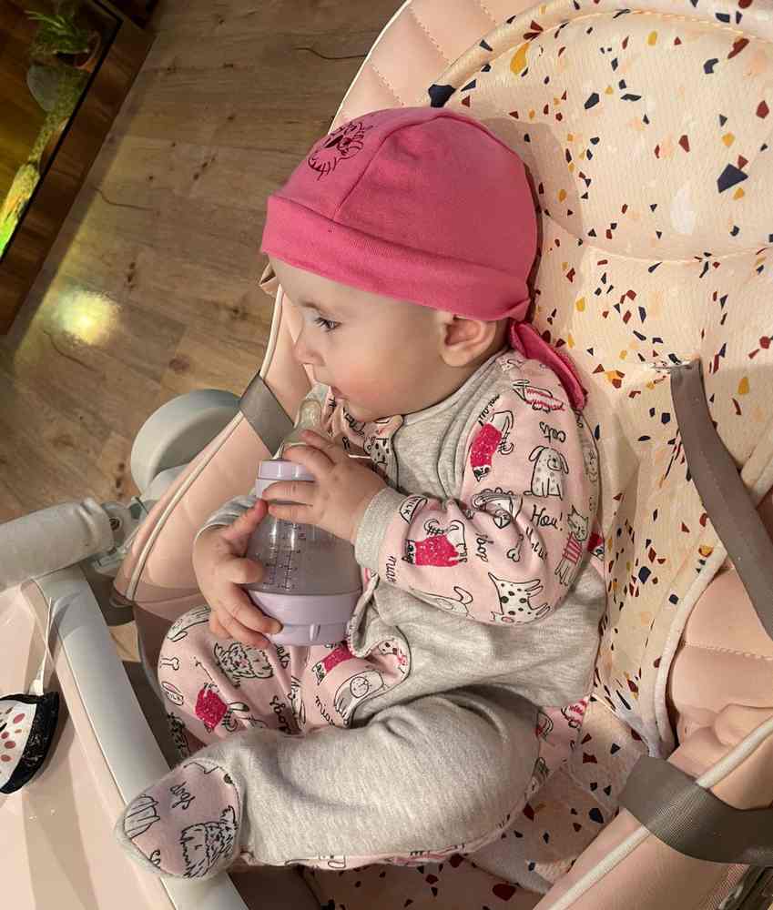 Jarní pirátka hnědá s růžovou opičkou obvod 45-49 cm