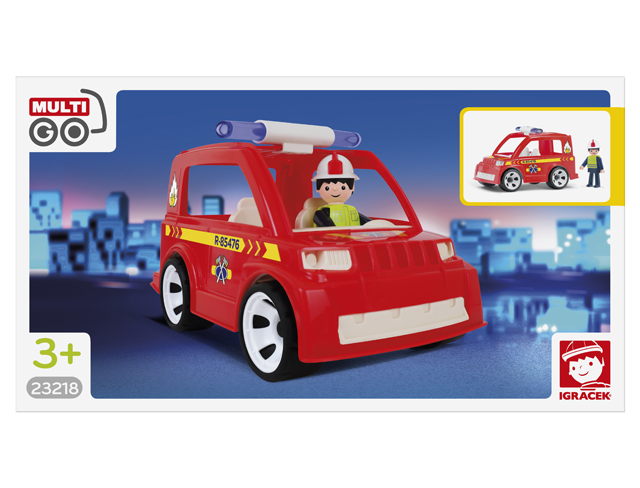 Igráček Hasičské auto s hasičem