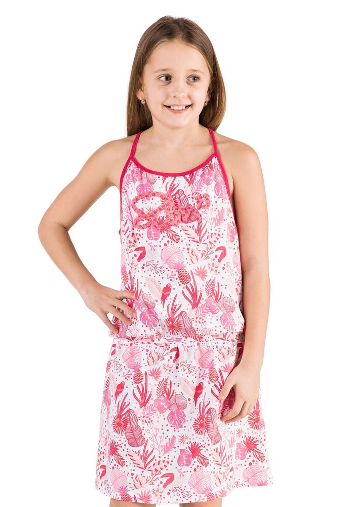 Dívčí šaty SAM73 (KSKR079) růžové