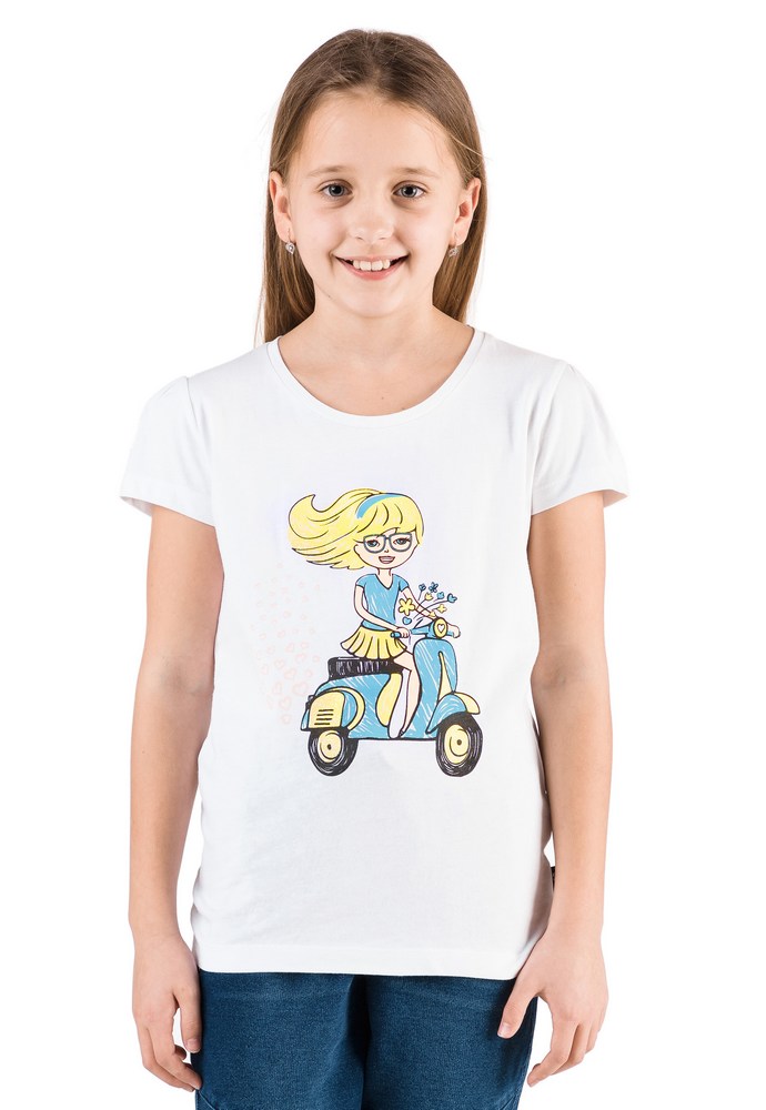 Dívčí tričko SAM73 (KTSR252) bílé