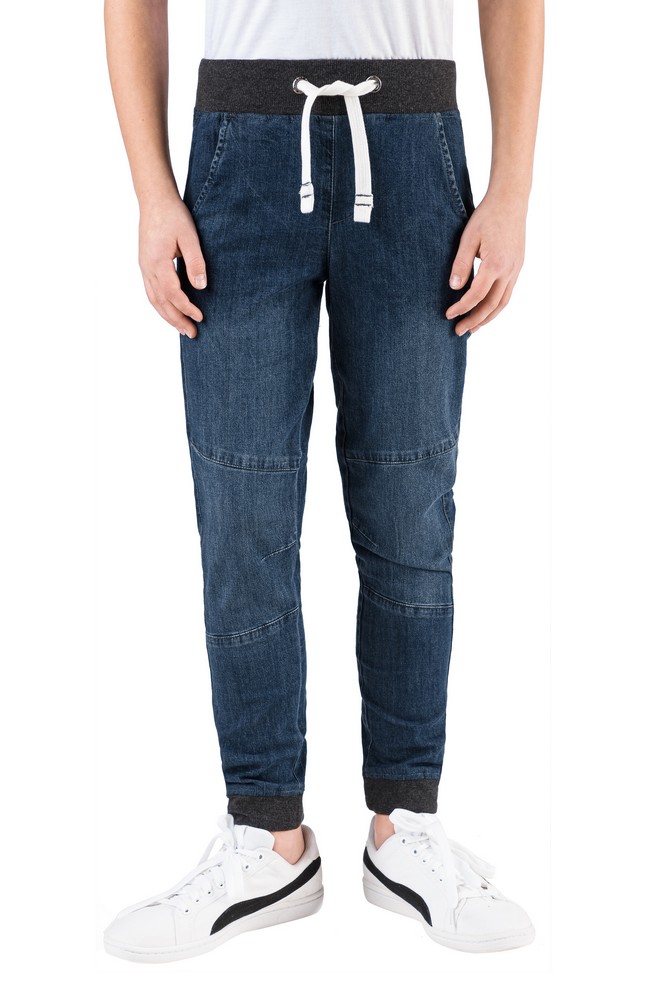 Chlapecké kalhoty SAM73 (BK524) imitace rifloviny modré