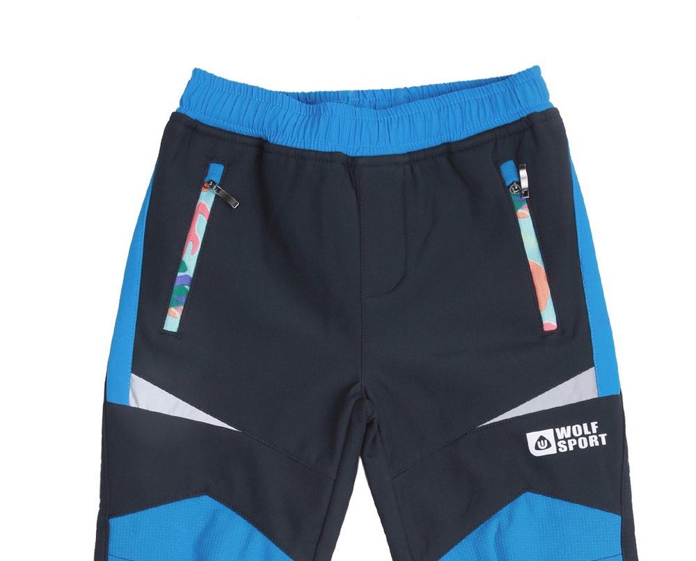 Chlapecké softshellové kalhoty Wolf s fleecem B2093 šedé