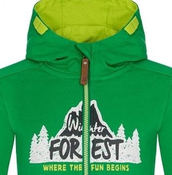 Chlapecká mikina Loap Duson zelená