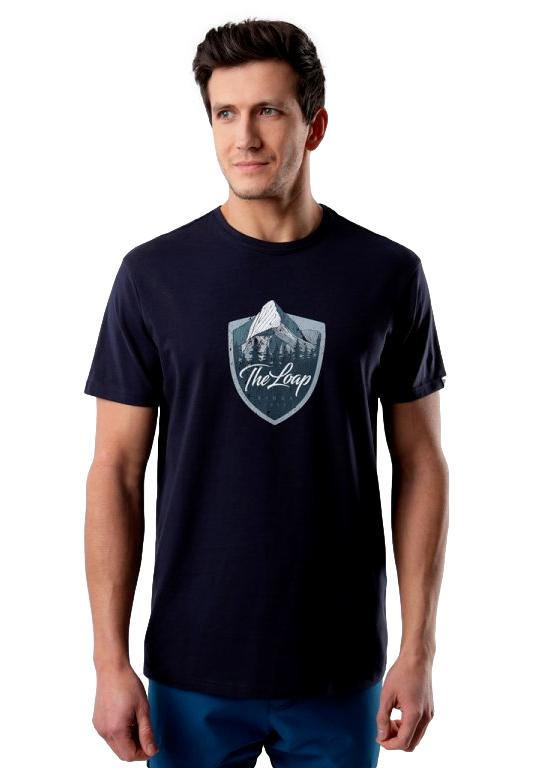 Pánské tričko Loap Alesh tmavě modré