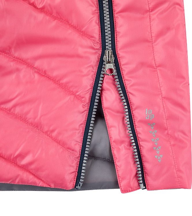 Dívčí zimní sukně Loap Ingrusa pastelově růžová