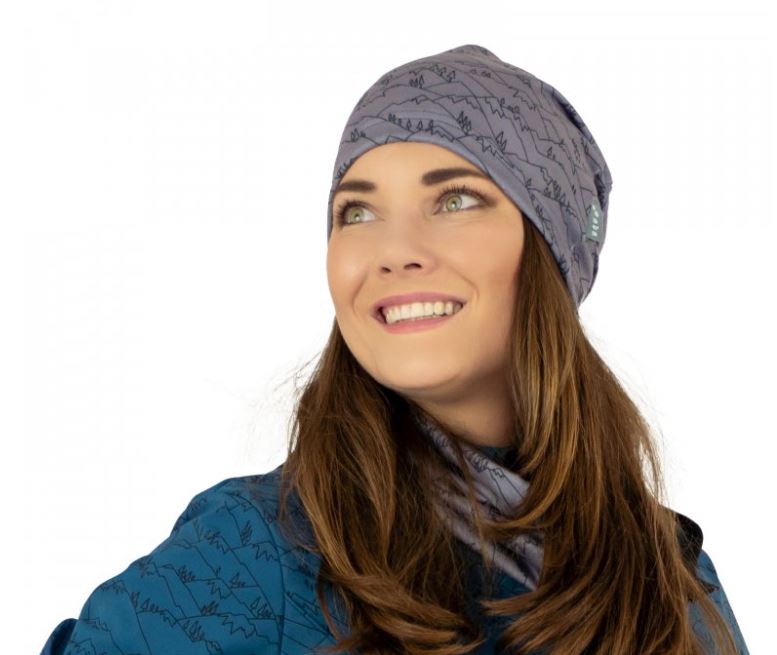 Fleecová čepice Unuo šedá HORY dětská