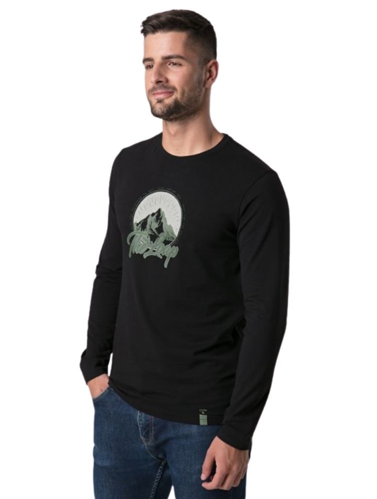 Pánské triko Loap Alex černé