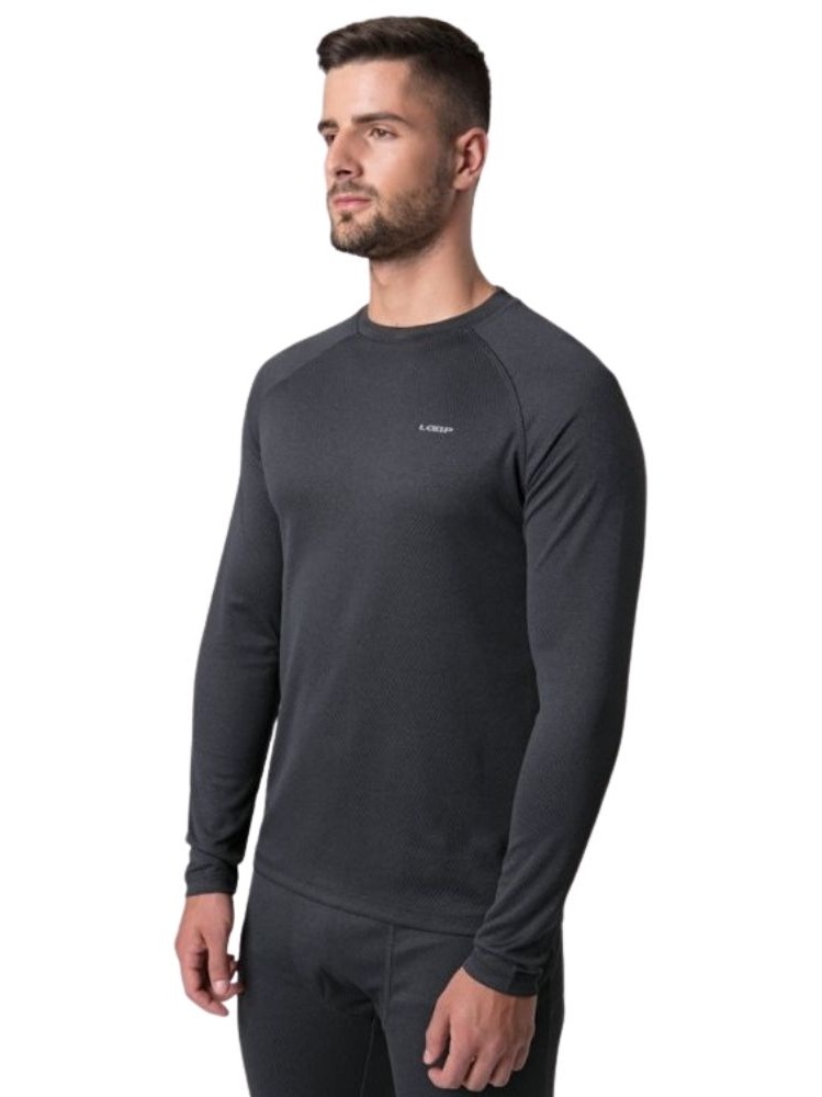 Pánské termotriko Loap Pelle tmavě šedé