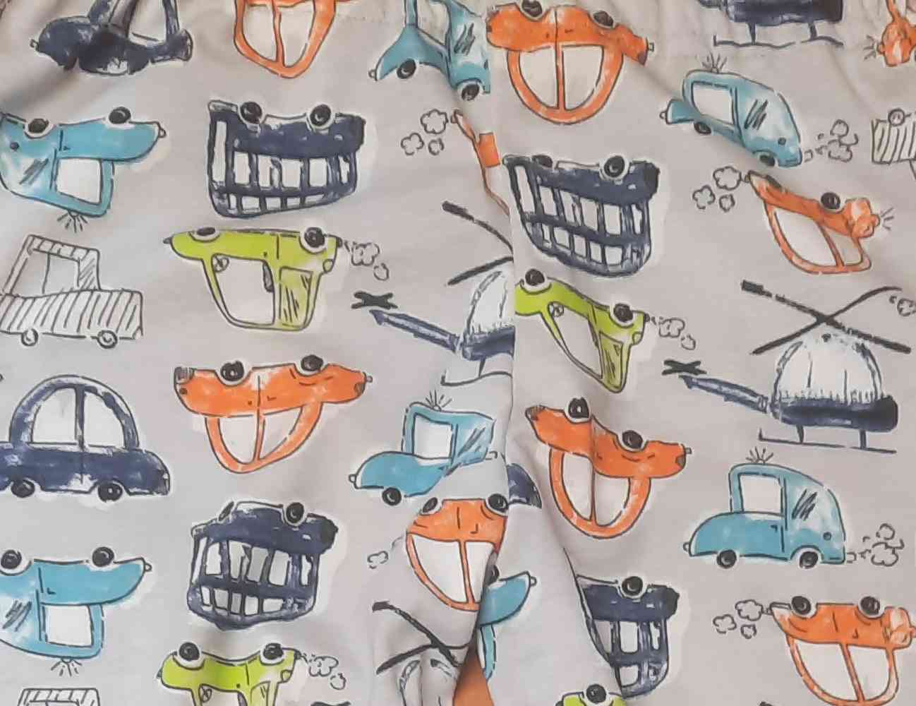 Chlapecké pyžamo Betty Mode zelené s auty