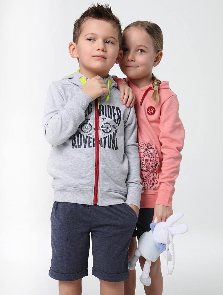 Chlapecká mikina Loap Dontok šedá