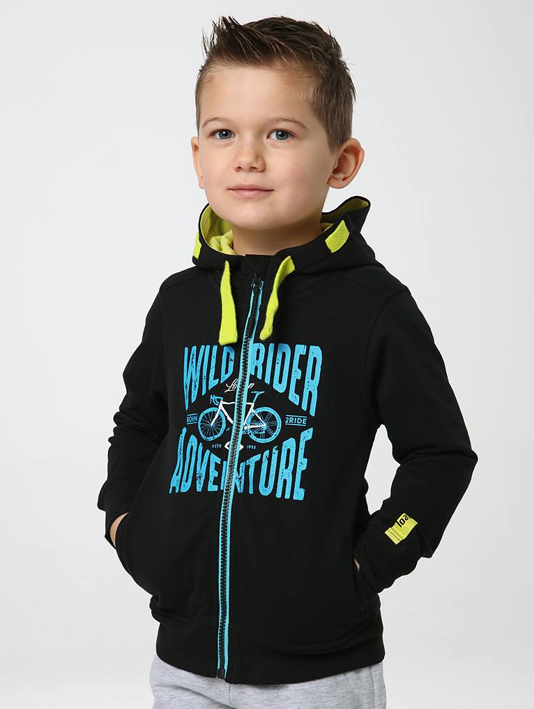 Chlapecká mikina Loap Dontok vel. 116 černá