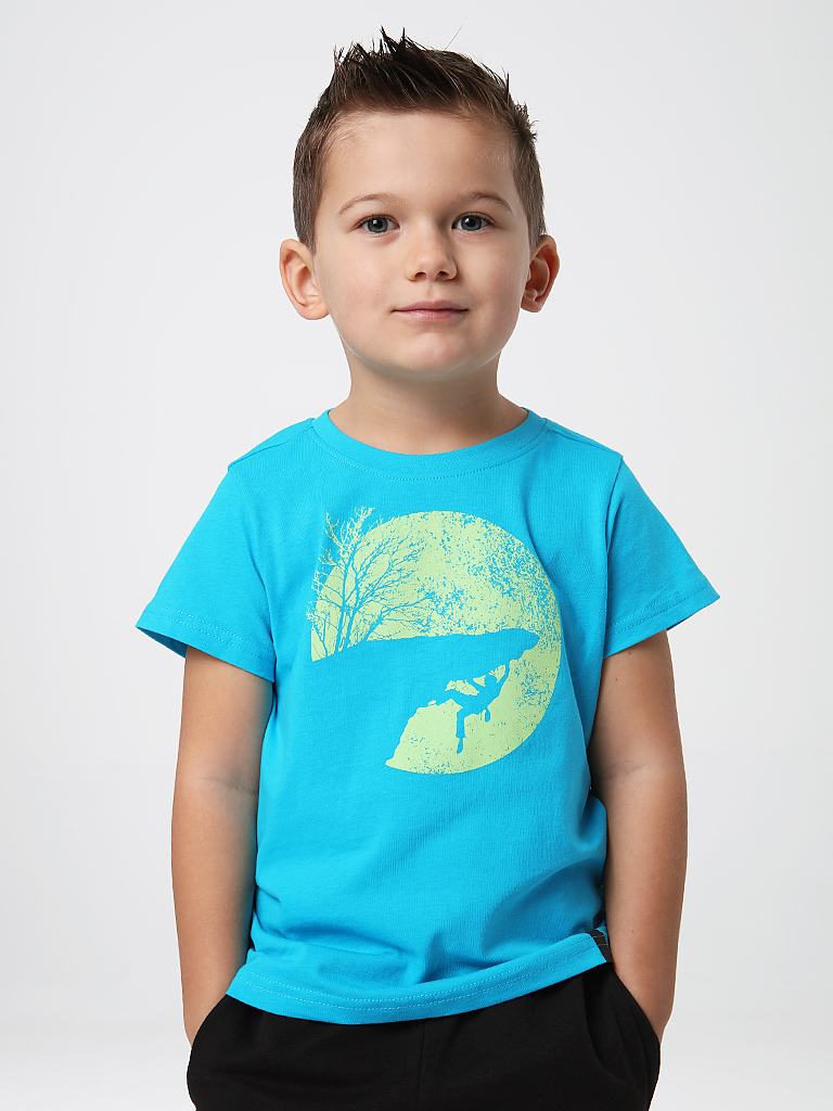 Chlapecké tričko Loap Boobo  (potisk svítí ve tmě) vel. 116 světle modré