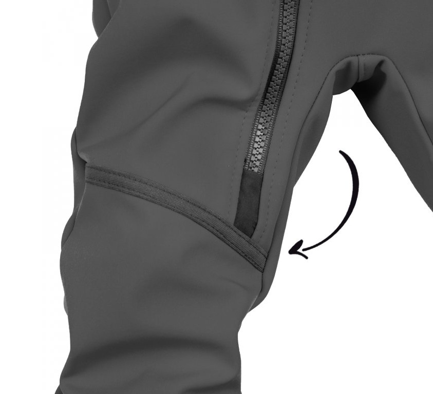 Dětská softshellová kombinéza Unuo ZOO na výletě