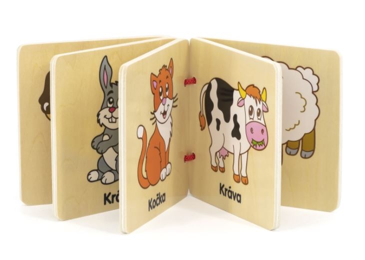 Dřevěná knížka - Farma