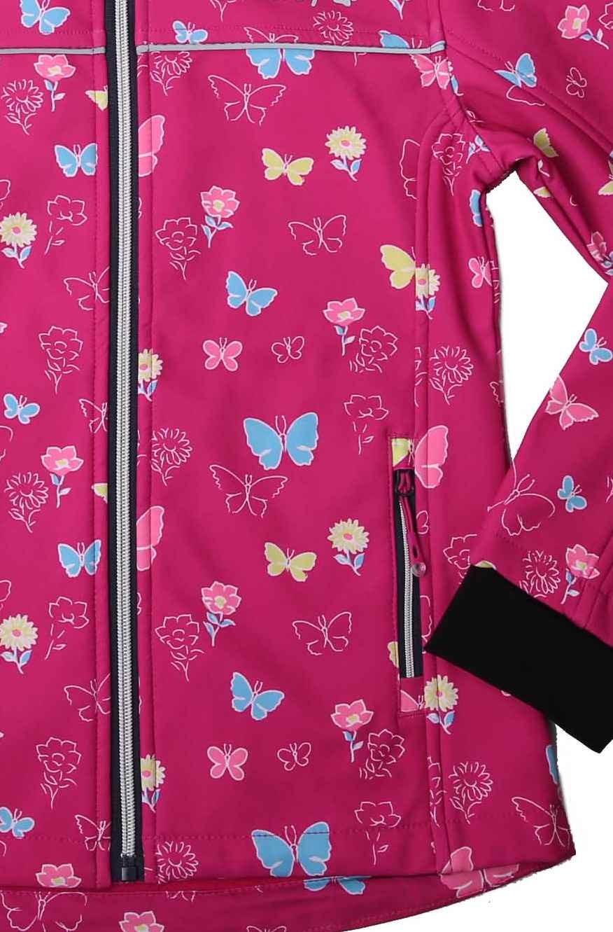 Dívčí softshellová bunda Wolf B2266 růžová