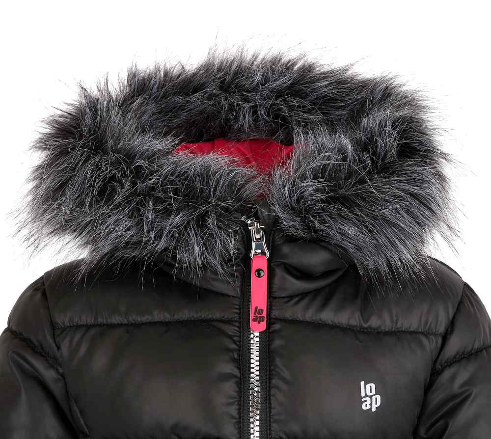 Zimní kabát Loap Intimoss černý