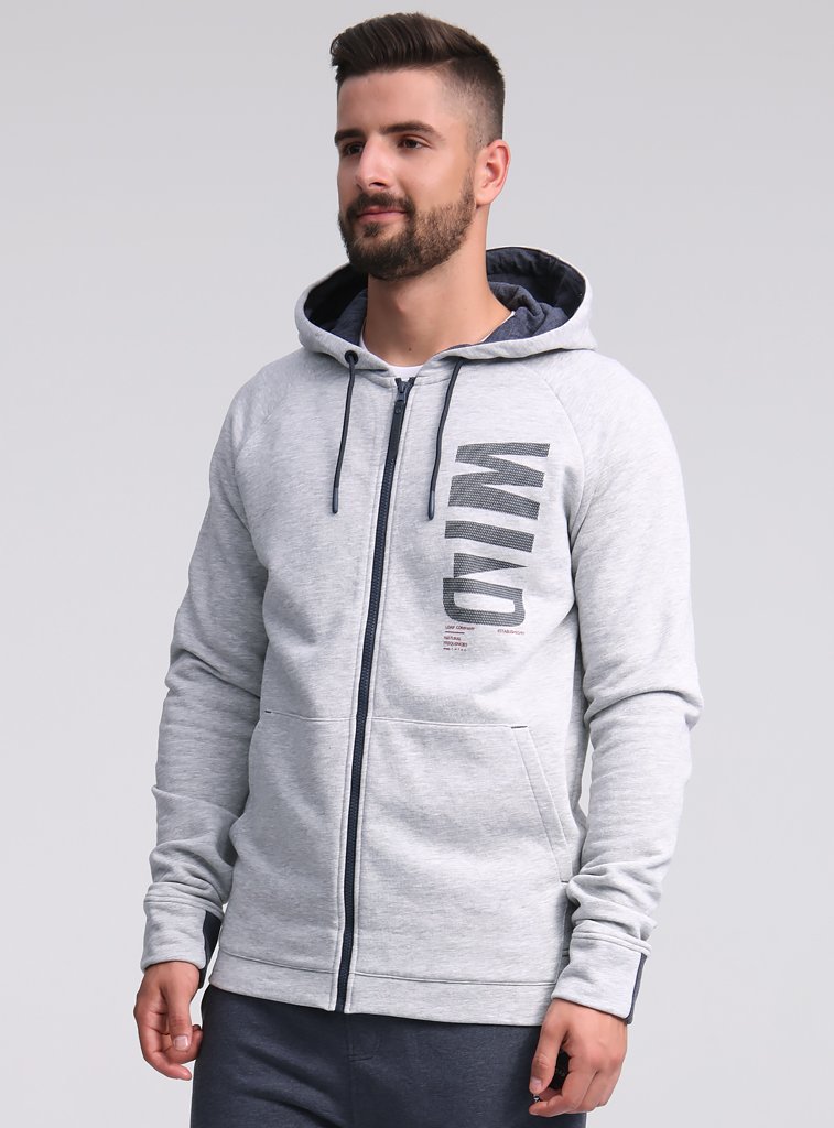 Pánská mikina Loap Edur šedá