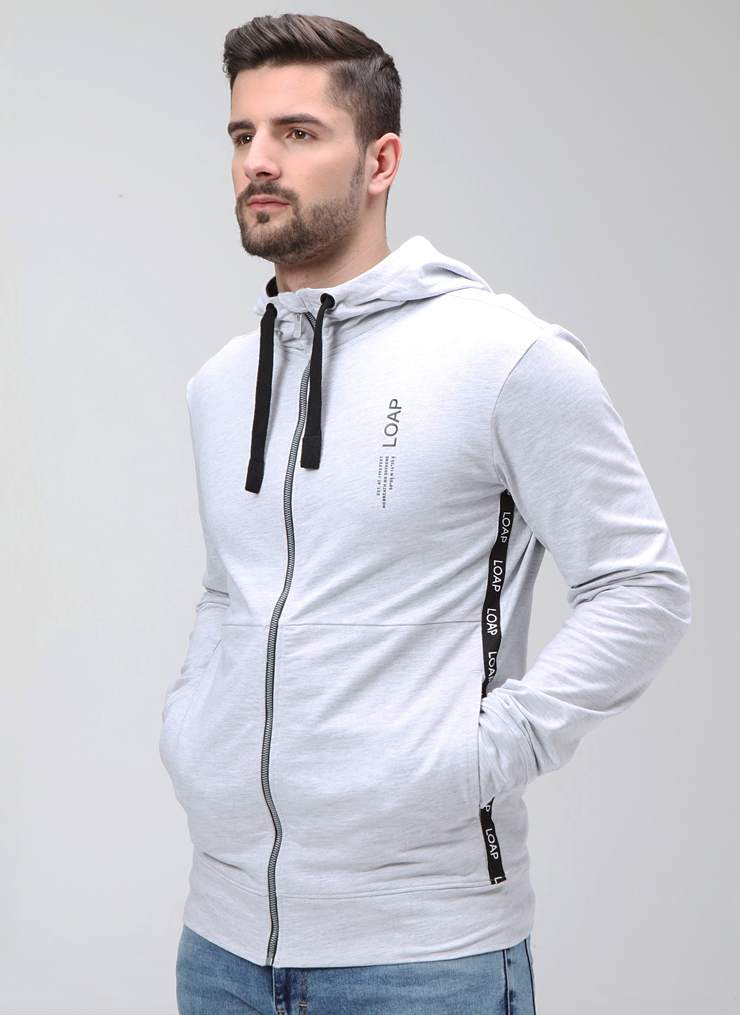 Pánská mikina Loap Ewolucion vel. S-XXL šedá