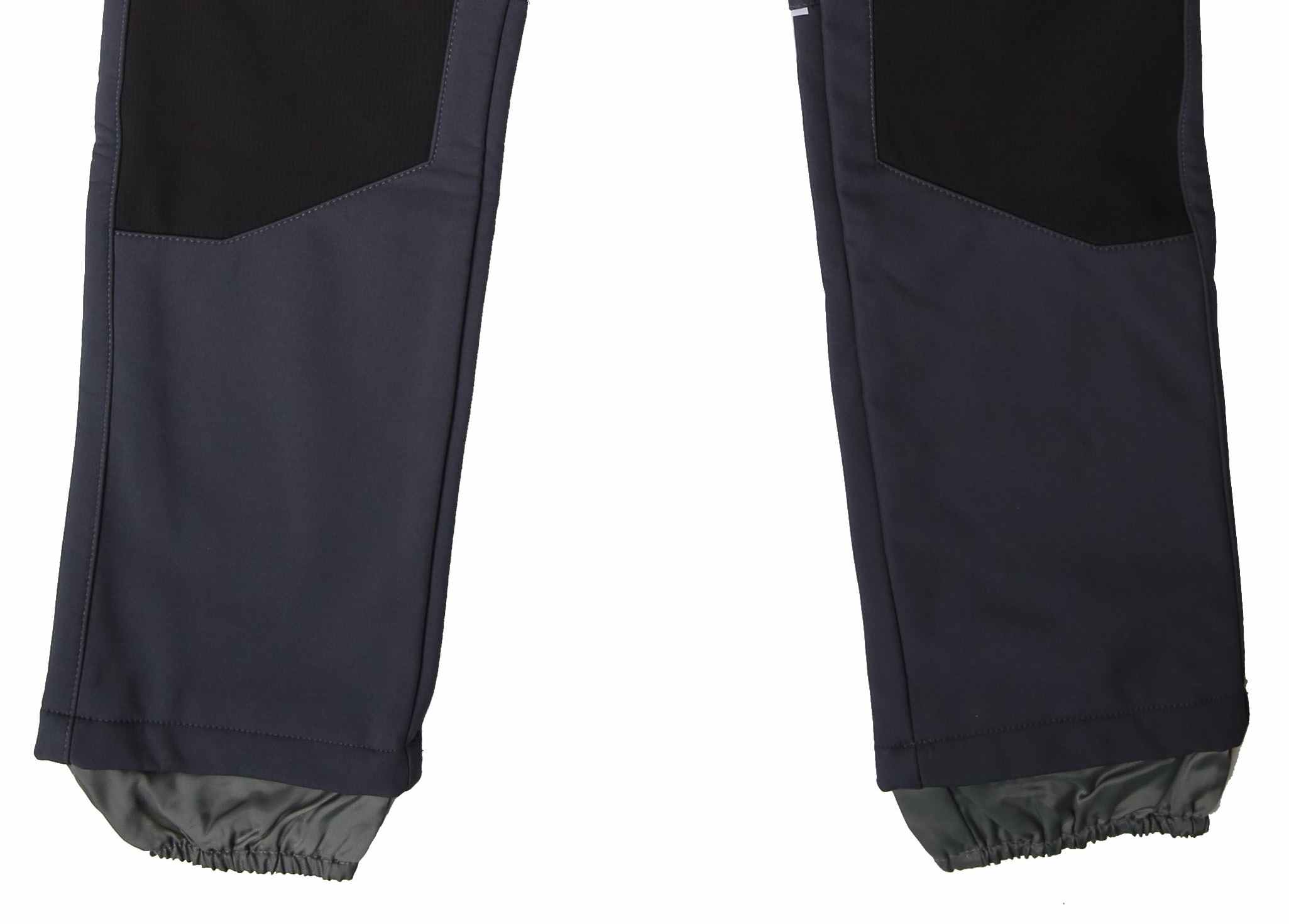 Chlapecké softshellové kalhoty Wolf s fleecem  B2395 šedé